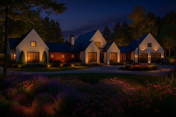 Exterior - Front Elevation 4 for Contemporary House Plan #928-377 - 3 bed, 3.5 bath