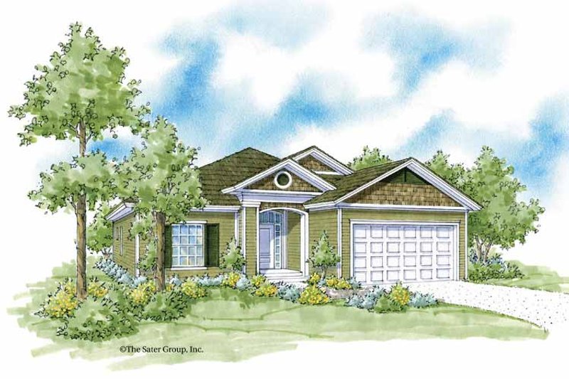 Home Plan - Exterior - Front Elevation 3 for Country House Plan #930-369 - 3 bed, 2 bath