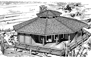 Architectural House Design - Contemporary Exterior - Front Elevation Plan #320-789