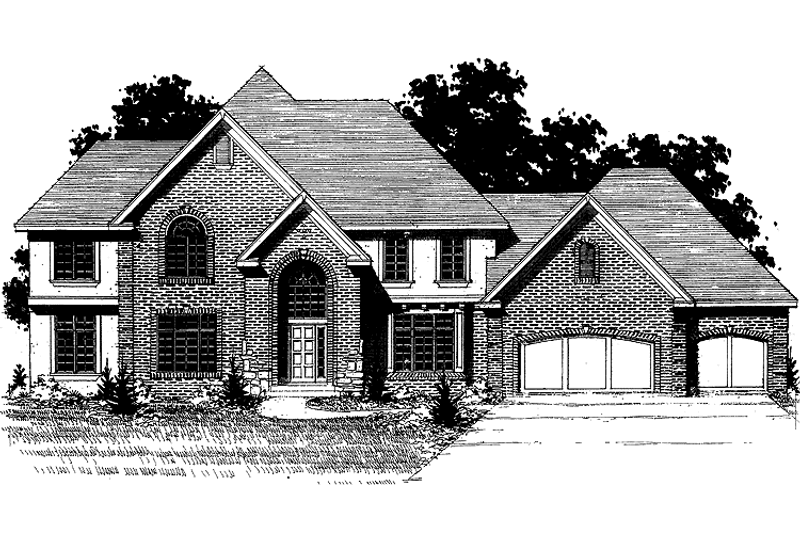 Home Plan - Country Exterior - Front Elevation Plan #320-880