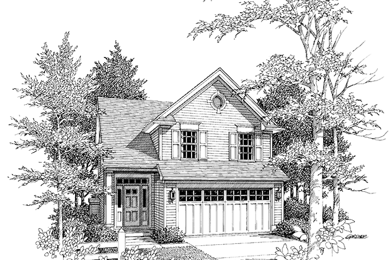 House Design - Exterior - Front Elevation 3 for Traditional House Plan #48-777 - 3 bed, 2.5 bath