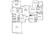 Mediterranean Style House Plan - 3 Beds 2.5 Baths 2622 Sq/Ft Plan #927-146 