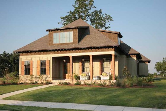 Exterior - Front Elevation 4 for Craftsman House Plan #37-279 - 5 bed, 4 bath