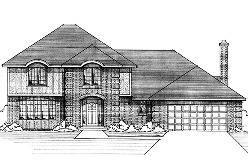Dream House Plan - Exterior - Front Elevation 3 for Traditional House Plan #51-865 - 4 bed, 2.5 bath