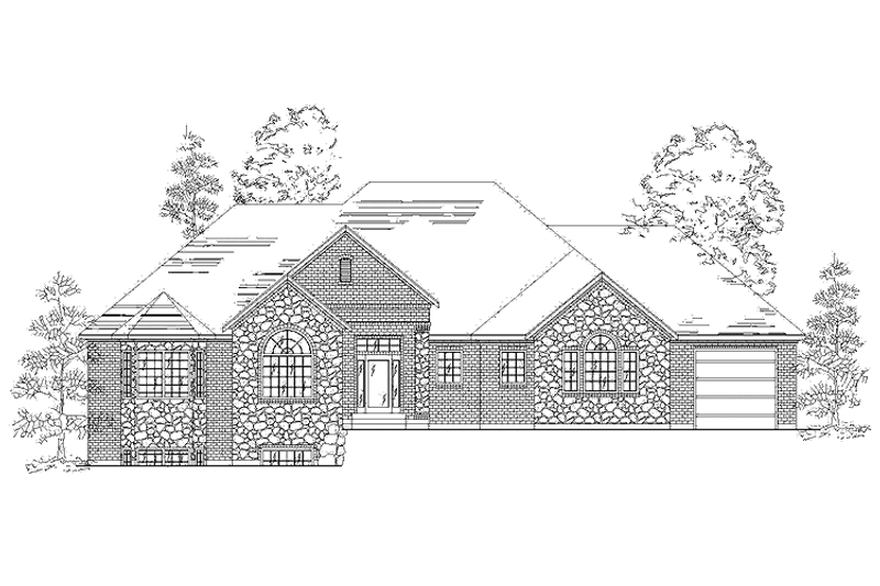 Home Plan - Mediterranean Exterior - Front Elevation Plan #945-99