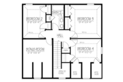 Colonial Style House Plan - 4 Beds 2.5 Baths 2519 Sq/Ft Plan #1061-2 