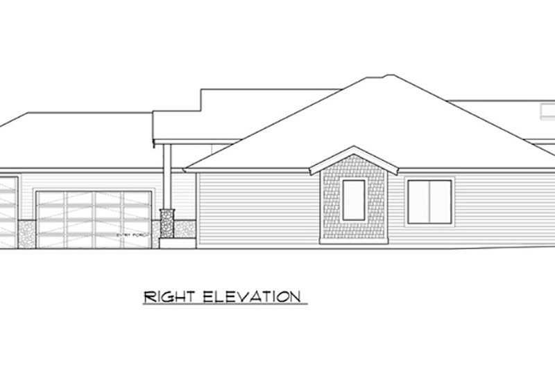 Dream House Plan - Exterior - Other Elevation 4 for Traditional House Plan #1066-85 - 3 bed, 3 bath