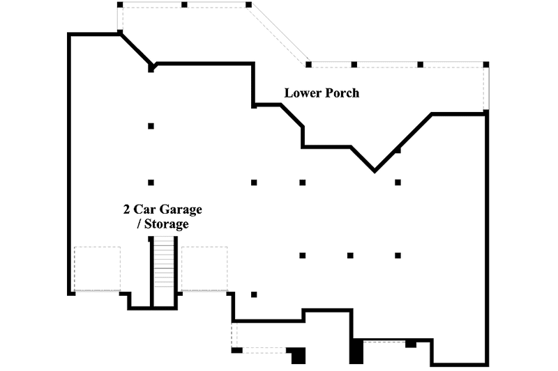 Home Plan - Floor Plan - Lower Floor for Mediterranean House Plan #930-172 - 3 bed, 3.5 bath