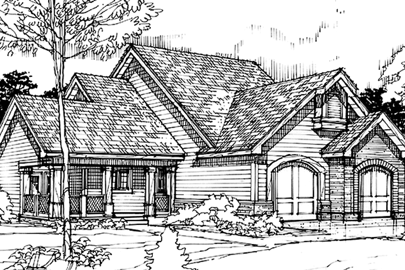 House Plan Design - Country Exterior - Front Elevation Plan #320-1130