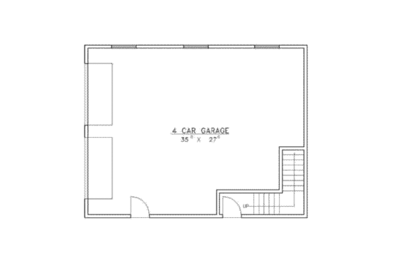 Traditional Style House Plan - 2 Beds 1 Baths 962 Sq/Ft Plan #117-251 ...