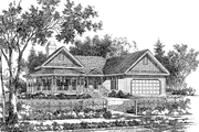Victorian Style House Plan - 3 Beds 2 Baths 1820 Sq/Ft Plan #929-91 