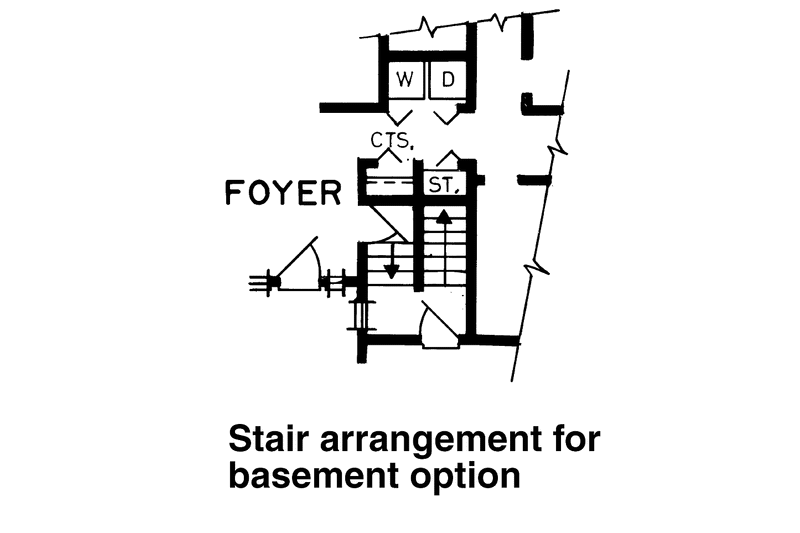 House Plan Design - Floor Plan - Other Floor for Ranch House Plan #47-983 - 3 bed, 2 bath