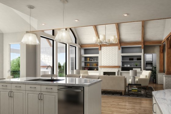 Interior - Kitchen for Craftsman House Plan #54-398 - 3 bed, 2.5 bath