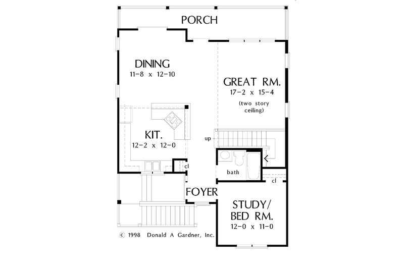 Home Plan - Floor Plan - Main Floor for Craftsman House Plan #929-449 - 3 bed, 3 bath