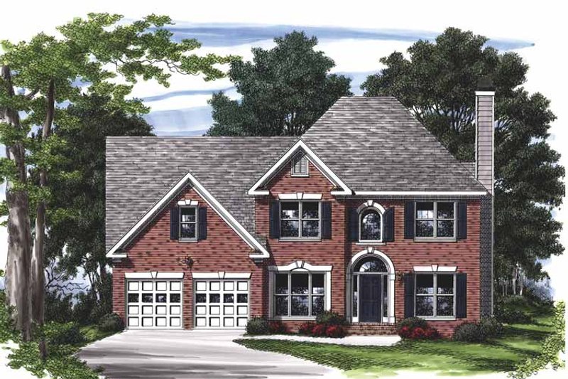 Home Plan - Exterior - Front Elevation 3 for Colonial House Plan #927-459 - 4 bed, 2.5 bath
