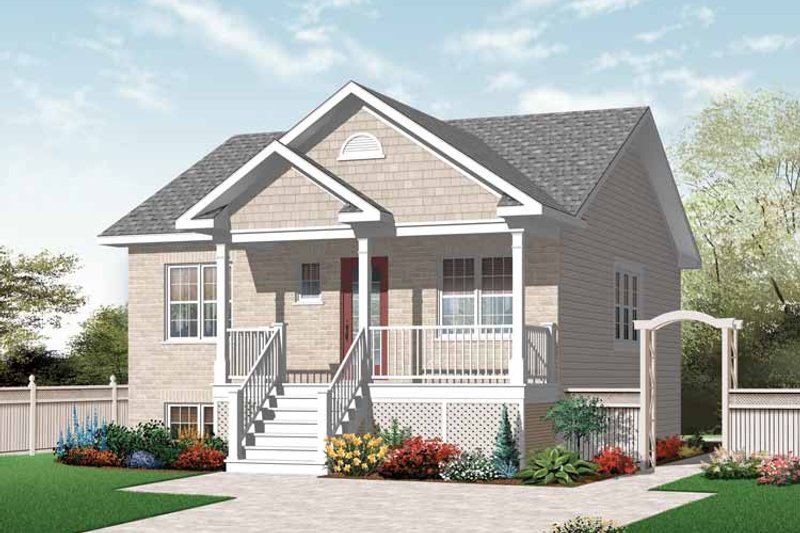 House Design - Country Exterior - Front Elevation Plan #23-2412