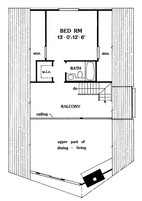House Plan Design - Floor Plan - Upper Floor Plan #314-237
