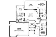 Craftsman Style House Plan - 3 Beds 2 Baths 2103 Sq/Ft Plan #124-563 