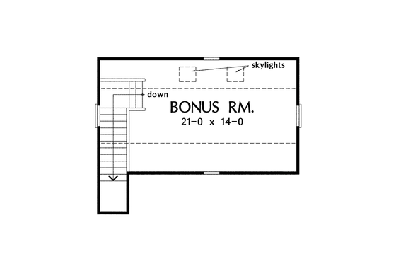 Floor Plan - Other Floor for Country House Plan #929-961 - 3 bed, 2.5 bath