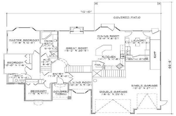 Dream House Plan - Traditional Floor Plan - Main Floor Plan #5-260