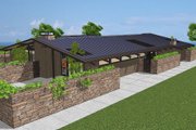 Ranch Style House Plan - 2 Beds 2 Baths 2360 Sq/Ft Plan #544-2 