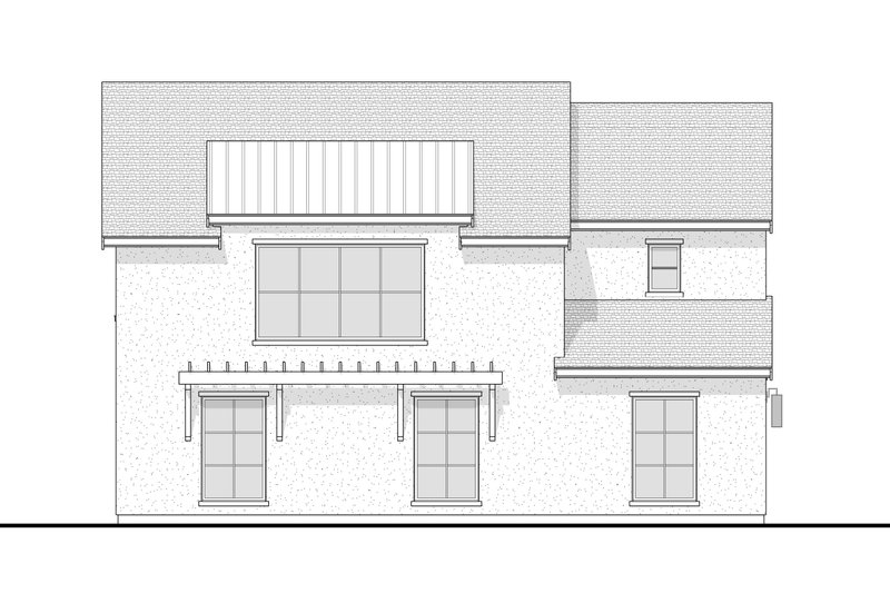 Home Plan - Exterior - Other Elevation 1 for Contemporary House Plan #1114-47 - 1 bed, 1 bath