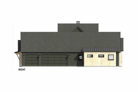 Exterior - Other Elevation for Farmhouse House Plan #1096-30 - 4 bed, 4.5 bath