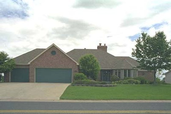 Exterior - Front Elevation for European House Plan #51-166 - 3 bed, 2.5 bath