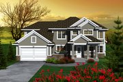 Craftsman Style House Plan - 3 Beds 2.5 Baths 2046 Sq/Ft Plan #70-1132 