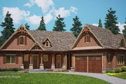 Craftsman Style House Plan - 5 Beds 5.5 Baths 4693 Sq/Ft Plan #54-531 