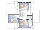 European Style House Plan - 4 Beds 3 Baths 2340 Sq/Ft Plan #23-2627 