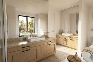 Interior - Master Bathroom for Modern House Plan #928-346 - 4 bed, 3 bath