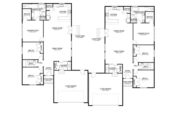 Dream House Plan - Ranch Floor Plan - Main Floor Plan #1060-311