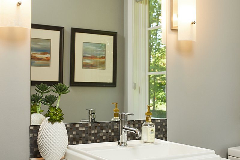 Architectural House Design - Powder Room