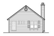 Cottage Style House Plan - 2 Beds 2 Baths 838 Sq/Ft Plan #515-18 