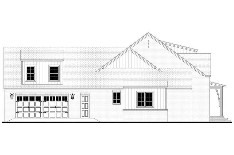 House Blueprint - Exterior - Other Elevation for Farmhouse House Plan #430-265 - 4 bed, 3.5 bath