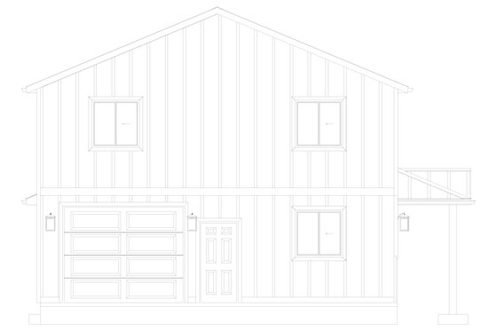 Exterior - Other Elevation 1 for Barndominium House Plan #1060-243 - 2 bed, 2 bath