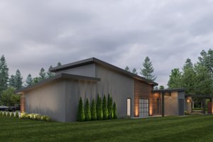 Exterior - Other Elevation for Prairie House Plan #1066-265 - 4 bed, 4.5 bath