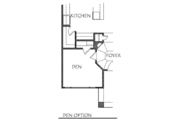 Modern Style House Plan - 4 Beds 2 Baths 1735 Sq/Ft Plan #24-216 