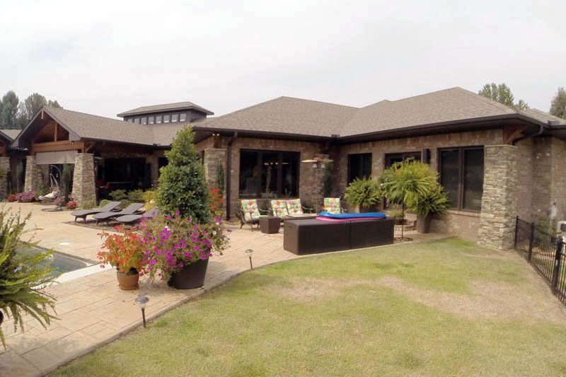 Dream House Plan - Exterior - Rear Elevation for Contemporary House Plan #17-2551 - 4 bed, 3.5 bath
