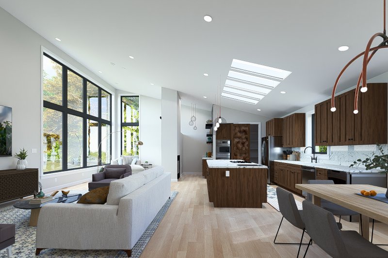 Home Plan - Interior - Family Room for Modern House Plan #1060-236 - 4 bed, 4 bath