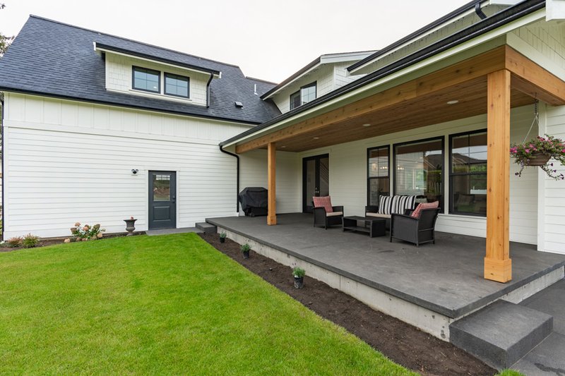 Dream House Plan - Exterior - Rear Elevation 2 for Farmhouse House Plan #1070-42 - 4 bed, 3.5 bath