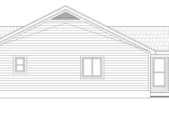 Exterior - Other Elevation 1 for Country House Plan #932-61 - 2 bed, 2 bath