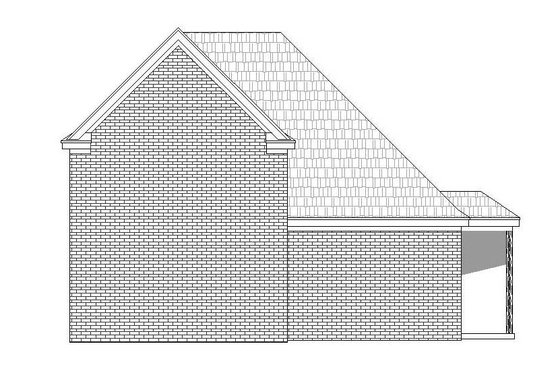 Exterior - Rear Elevation for Country House Plan #932-265, 0 bath