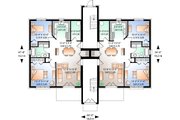 Traditional Style House Plan - 2 Beds 1 Baths 6201 Sq/Ft Plan #23-777 