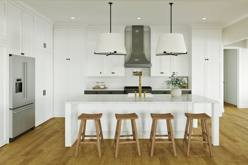 House Design - Interior - Kitchen for European House Plan #461-110 - 5 bed, 4 bath