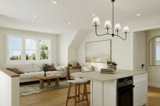 Interior - Dining Room for Craftsman House Plan #461-99 - 1 bed, 1 bath