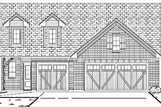 Exterior - Other Elevation for European House Plan #84-331 - 3 bed, 2 bath