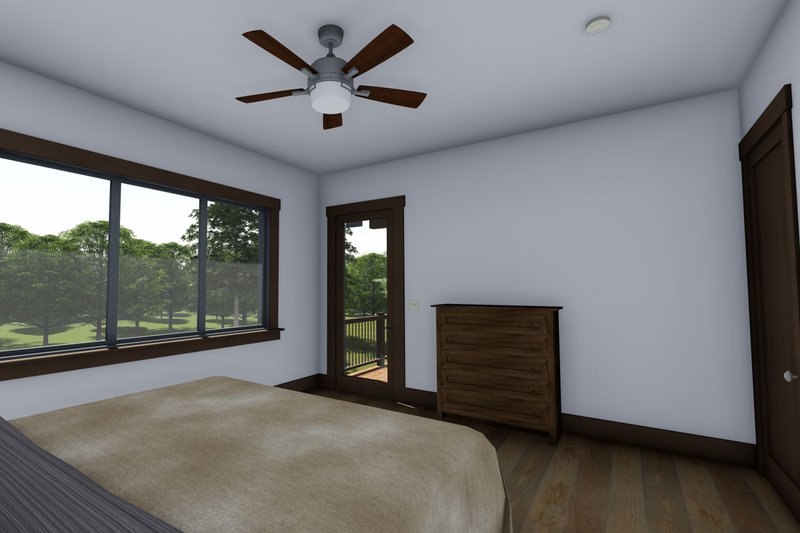 Architectural House Design - Interior - Bedroom for Ranch House Plan #1069-7 - 3 bed, 2.5 bath