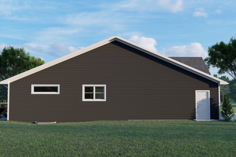 Architectural House Design - Exterior - Other Elevation 1 for Ranch House Plan #1064-177 - 4 bed, 3 bath